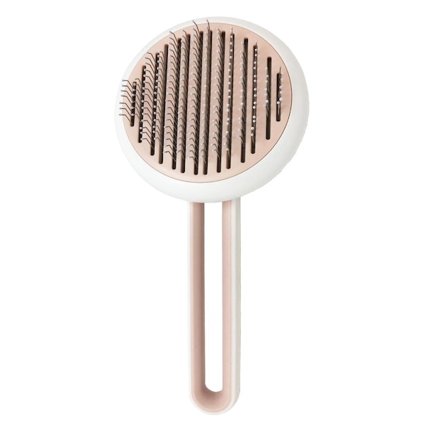 Petpurifiers Concepto Modern Bristle Grooming Pet Deshedder Comb, Pink - One Size - PE2640407
