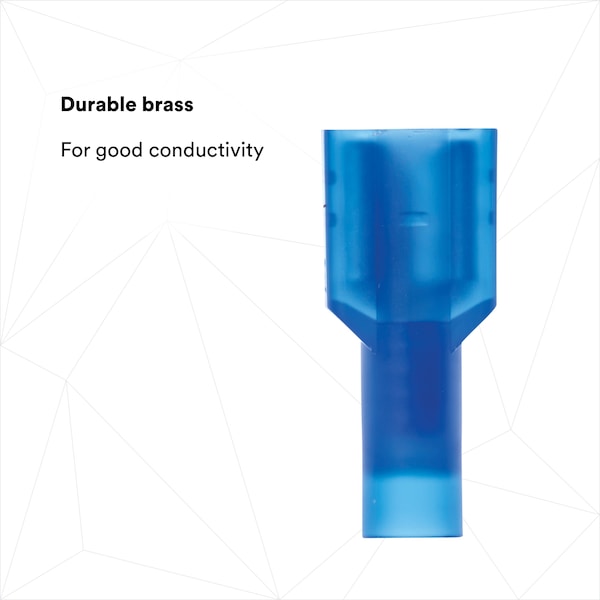 3M Scotchlok Female Disconnect, Blue, 16-14AWG, PK100 - MNU14-250DFIX