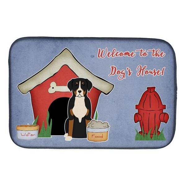 Carolines Treasures Carolines Treasures BB2791DDM Dog House Collection Greater Swiss Mountain Dog Dish Drying Mat - BB2791DDM