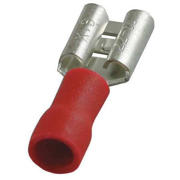 Power First Female Disconnect, Red, 22-16AWG, PK100 - 4FRE4