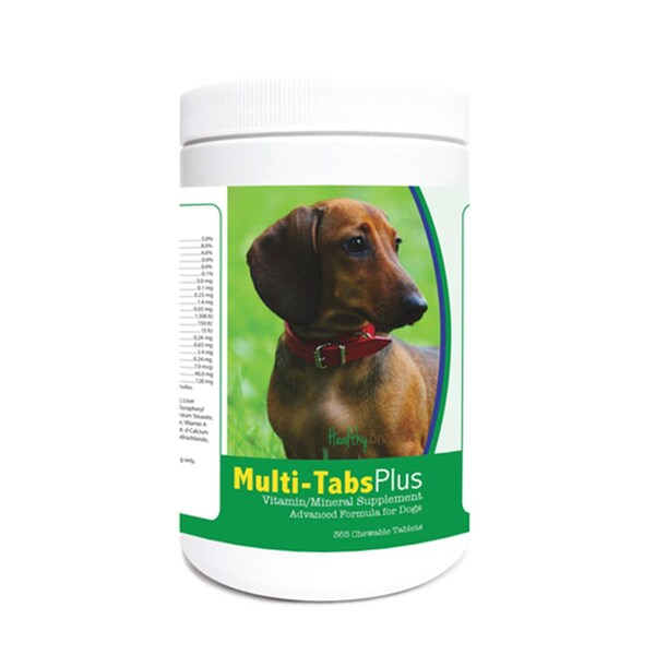 Healthy Breeds Dachshund Multi-Tabs Plus Chewable Tablets, 180PK - 840235140090