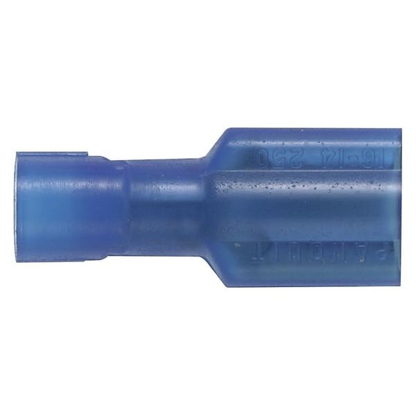 Panduit Female Disconnect, Blue, 16-14AWG, PK50 - DNF14-250FI-L