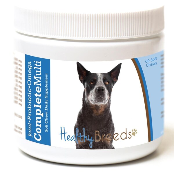 Healthy Breeds Healthy Breeds 192959007251 Australian Cattle Dog All in One Multivitamin Soft Chew - 60 Count - 192959007251