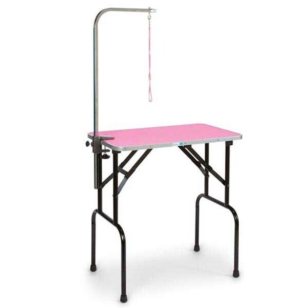 Master Equipment Master Equipment TP215 48 79 ME Grooming Table with 48 In Arm 48x24 In Purple S - TP215 48 79
