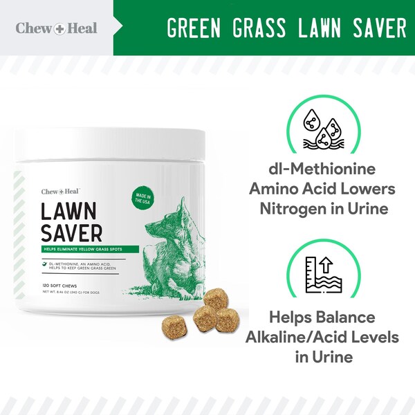 Chew + Heal Lawn Saver - 120 Chews - CH-38291