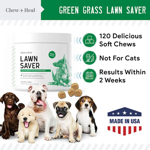 Chew + Heal Lawn Saver - 120 Chews - CH-38291