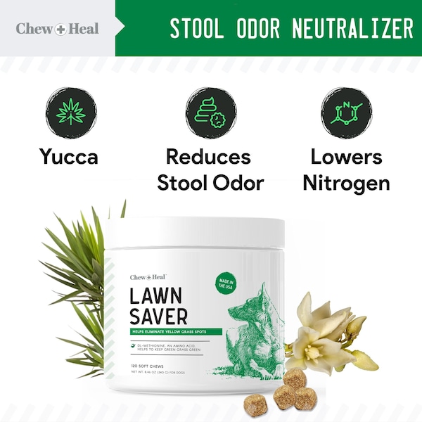 Chew + Heal Lawn Saver - 120 Chews - CH-38291