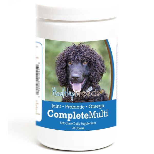 Healthy Breeds Irish Water Spaniel all in one Multivitamin Soft Chew, 90PK - 192959010459