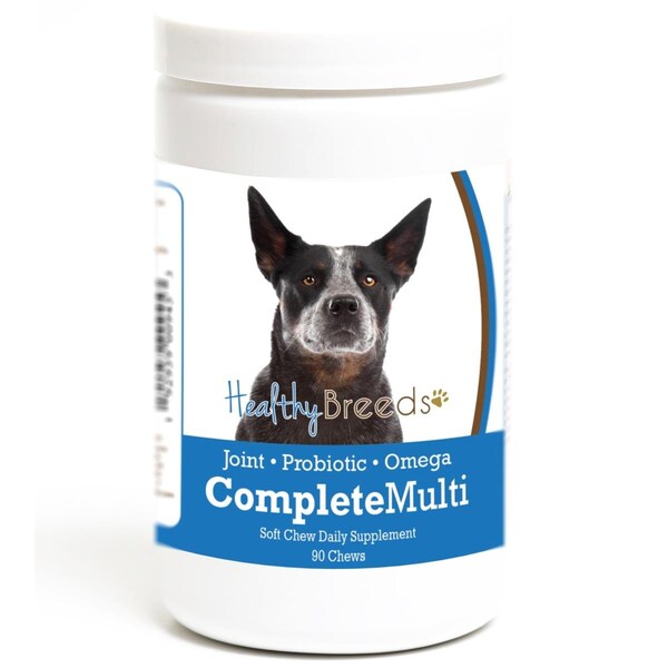 Healthy Breeds Australian Cattle Dog all in one Multivitamin Soft Chew, 90PK - 192959009453
