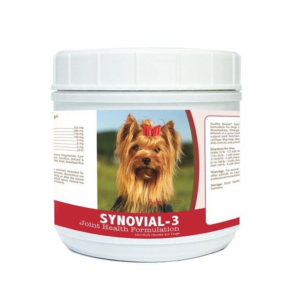 Healthy Breeds Healthy Breeds 840235116967 Yorkshire Terrier Synovial-3 Joint Health Formulation; 120 Count - 840235116967