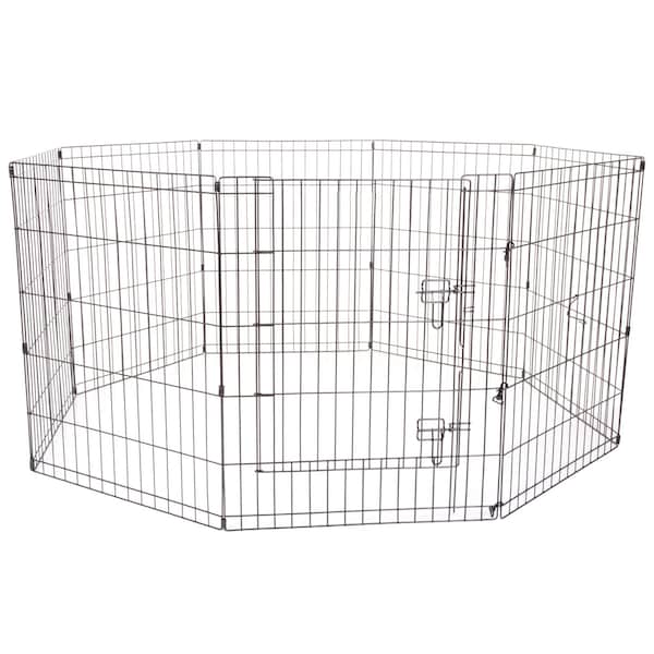Pet Adobe Pet Adobe Folding Puppy Playpen - Versatile, Portable, Folding 58 x 60 x 30 Enclosure for Pets - 422239INN
