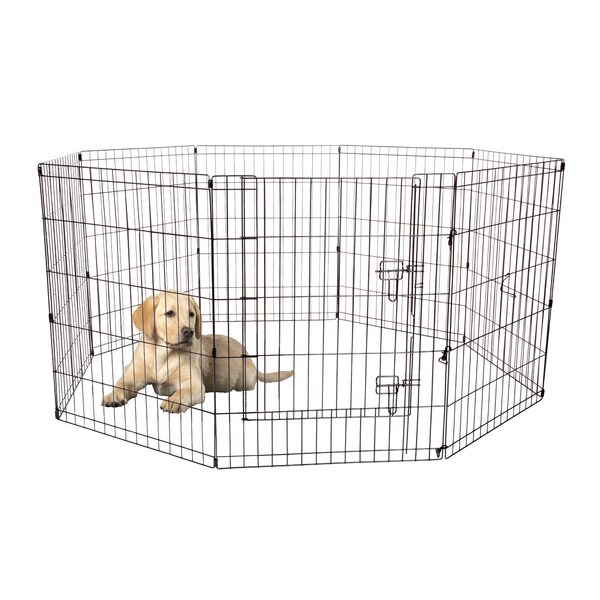 Pet Adobe Pet Adobe Folding Puppy Playpen - Versatile, Portable, Folding 58 x 60 x 30 Enclosure for Pets - 422239INN
