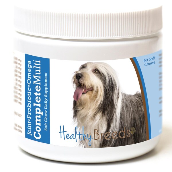 Healthy Breeds Bearded Collie All in One Multivitamin Soft Chew, 60PK - 192959007380