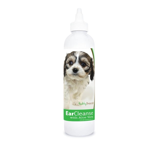 Healthy Breeds 8 oz Cavachon Ear Cleanse with Aloe Vera Cucumber Melon - 840235197171