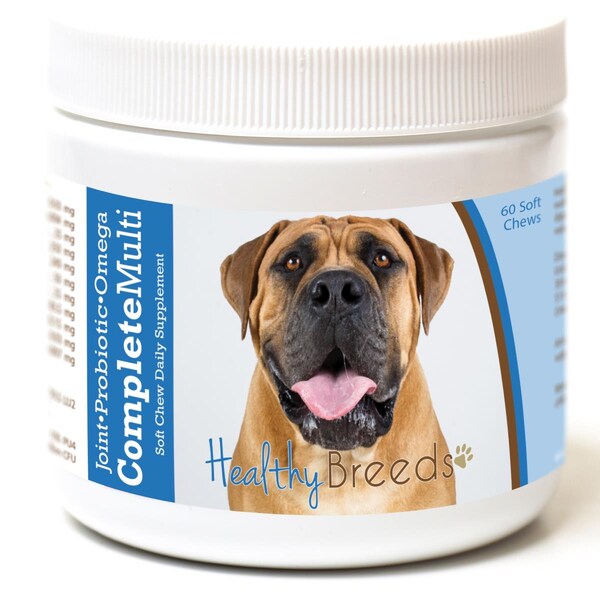 Healthy Breeds Boerboel All in One Multivitamin Soft Chew, 60PK - 192959007480