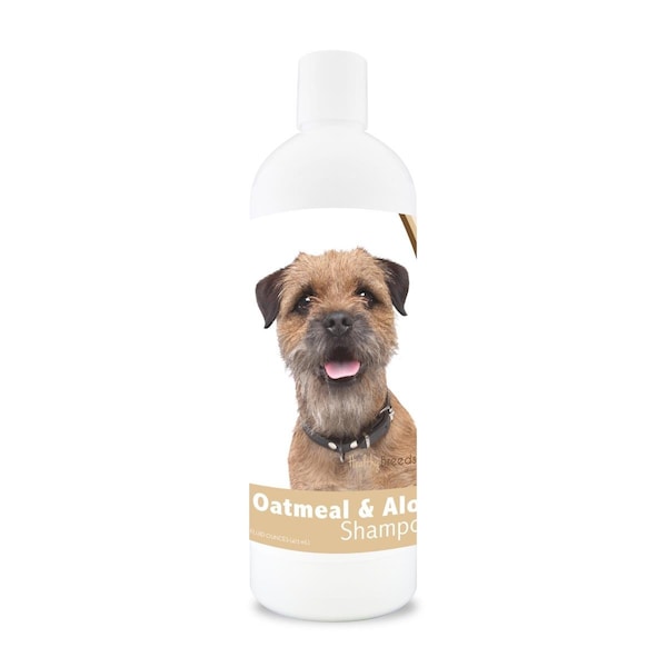 Healthy Breeds 16 oz Border Terrier Oatmeal Shampoo with Aloe - 840235101802