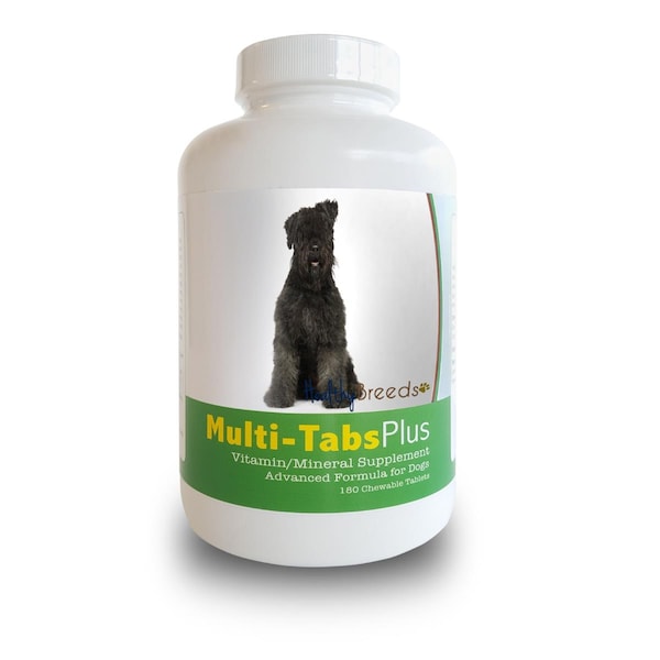 Healthy Breeds Bouvier des Flandres Multi-Tabs Plus Chewable Tablets, 180PK - 840235139780