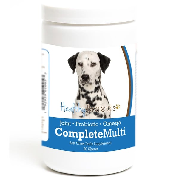 Healthy Breeds Dalmatian all in one Multivitamin Soft Chew, 90PK - 192959010053