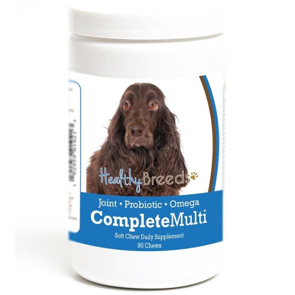 Healthy Breeds Field Spaniel all in one Multivitamin Soft Chew, 90PK - 192959010213