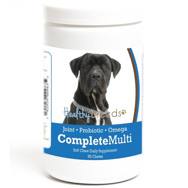 Healthy Breeds Cane Corso all in one Multivitamin Soft Chew - 90 Count - HE126856