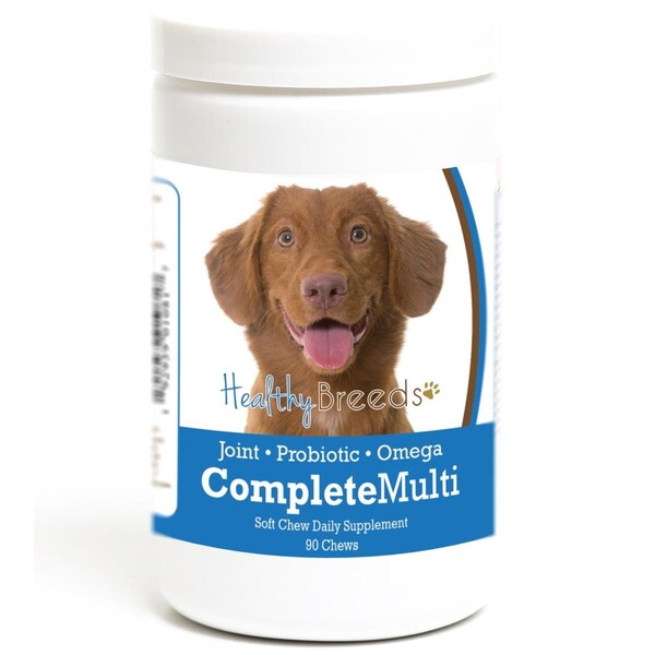 Pamperedpets Nova Scotia Duck Tolling Retriever all in one Multivitamin Soft Chew - 90 Count - PA3489904