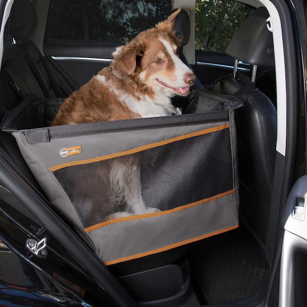 K&H Pet Products Buckle n Go Pet Seat Large Gray 21"x 1 - KH7624