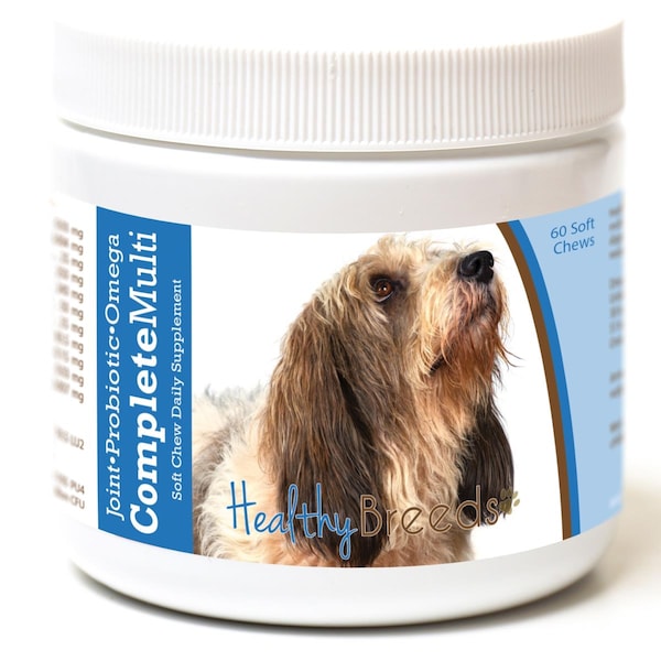 Healthy Breeds Petits Bassets Griffons Vendeen All in One Multivitamin Soft Chew, 60PK - 192959008690