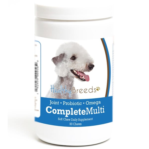 Pamperedpets Bedlington Terrier all in one Multivitamin Soft Chew, 90PK - PA3491048