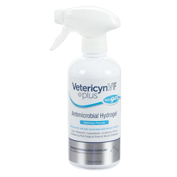 Vetericyn OTC, VF VETERINARY FURMULA HYDROGEL, WOUND AND SKIN CARE SPRAY, 16OZ - 36019