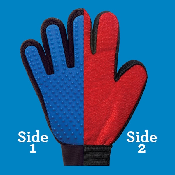 True Touch True Touch As Seen On TV Blue Cat/Dog Grooming Mitt 1 pk - TU011124
