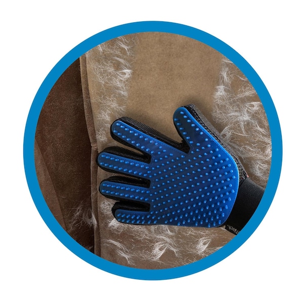 True Touch True Touch As Seen On TV Blue Cat/Dog Grooming Mitt 1 pk - TU011124