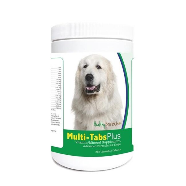 Healthy Breeds Healthy Breeds 840235124085 Great Pyrenees Multi-Tabs Plus Chewable Tablets - 365 Count - 840235124085