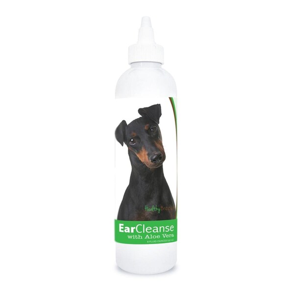 Healthy Breeds 8 oz Manchester Terrier Ear Cleanse with Aloe Vera Cucumber Melon - 840235196990
