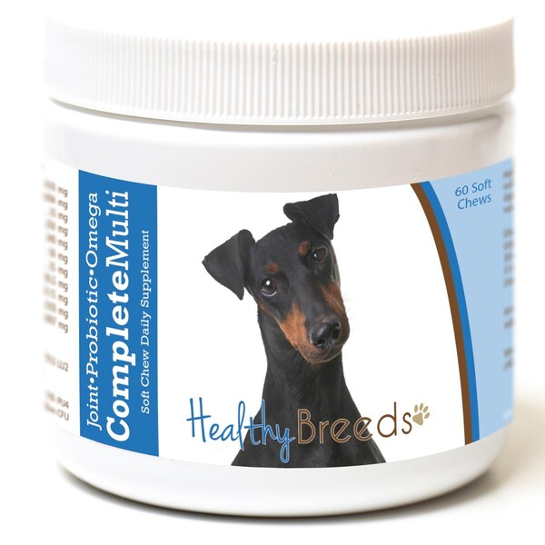 Healthy Breeds Manchester Terrier All in One Multivitamin Soft Chew, 60PK - 192959008460