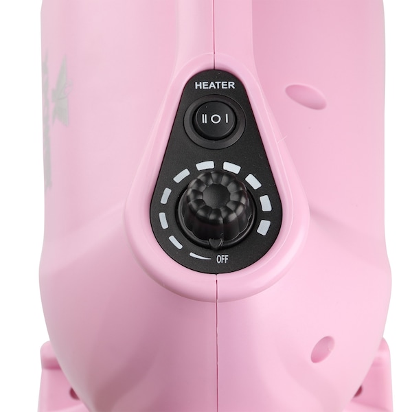 Xpower High Velocity Variable Speed Pet Dryer with 2-Stage Heat Settings - Pastel Pink - B-123-PASTEL-PINK