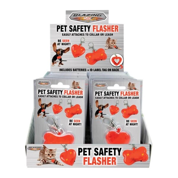 Blazing Ledz 900233 Pet Safety Flasher, 24PK - 9264839