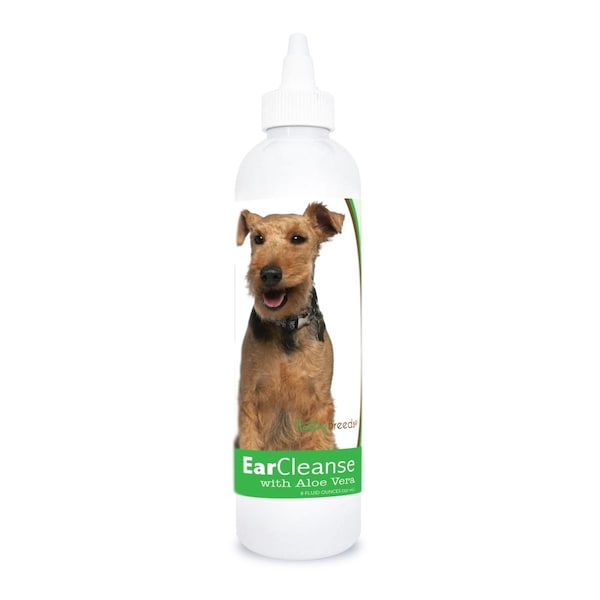 Healthy Breeds 8 oz Welsh Terrier Ear Cleanse with Aloe Vera Cucumber Melon - 840235197287