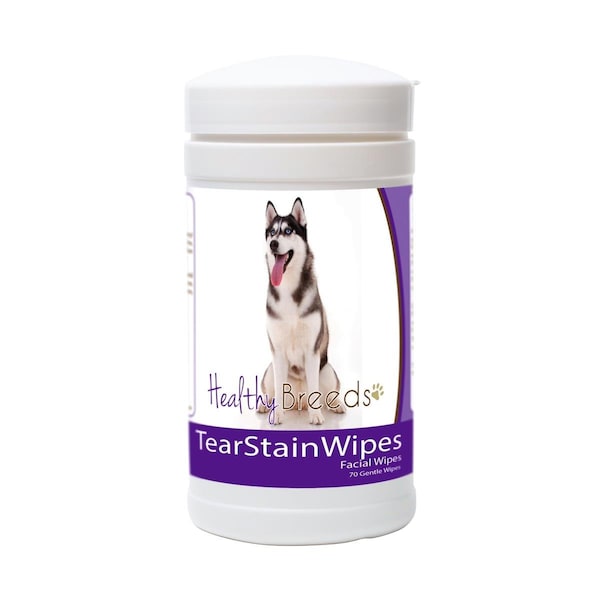 Healthy Breeds Siberian Husky Tear Stain Wipes - 840235152972