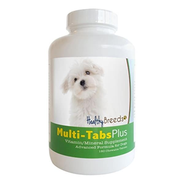 Healthy Breeds Maltese Multi-Tabs Plus Chewable Tablets, 180 Count - HE125932