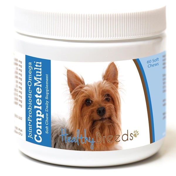 Pamperedpets Silky Terrier all in one Multivitamin Soft Chew - 60 Count - PA3491336