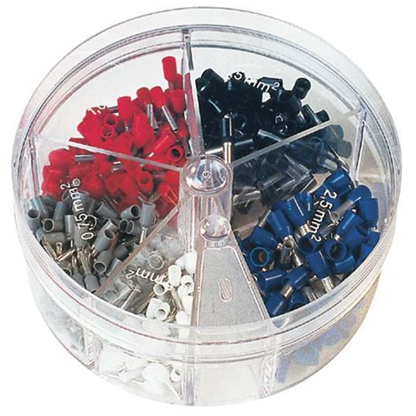 Panduit Ferrule Assort Kit, 150 Pieces, #24-18 AWG - KP-FSD1