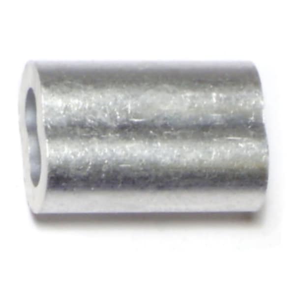 Midwest Fastener 3/16" Aluminum Cable Ferrules 50PK - 54891