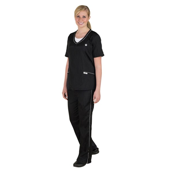 Petedge Contrast Trim Grmg Pants Sm Black/White - TP0616 14 17