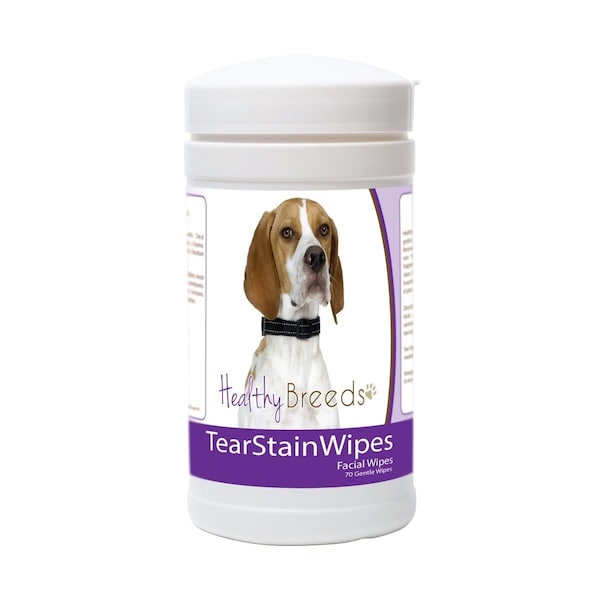 Healthy Breeds English Pointer Tear Stain Wipes - 70 Count, 70PK - 840235177081