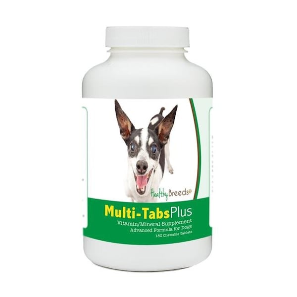 Healthy Breeds Healthy Breeds 840235181026 Rat Terrier Multi-Tabs Plus Chewable Tablets - 180 Count - 840235181026