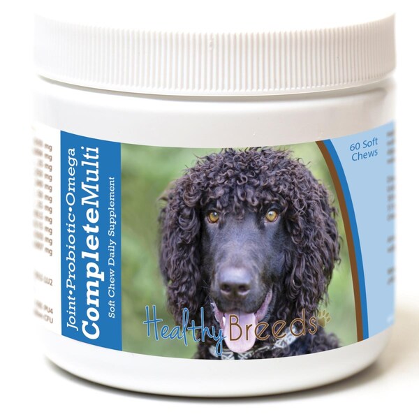 Healthy Breeds Irish Water Spaniel All in One Multivitamin Soft Chew, 60PK - 192959008260