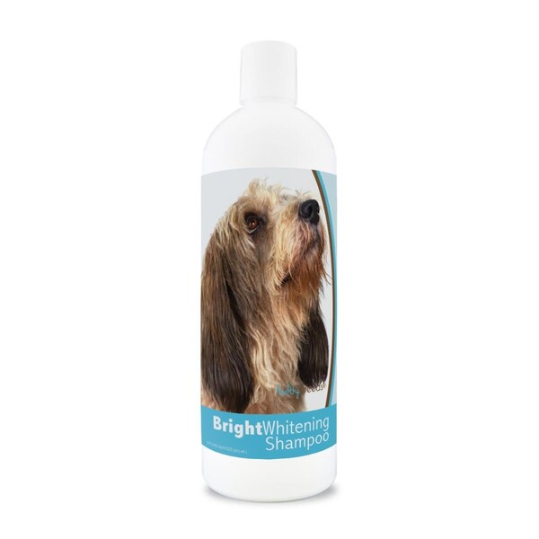 Healthy Breeds 12 oz Petits Bassets Griffons Vendeen Bright Whitening Shampoo - 840235179689