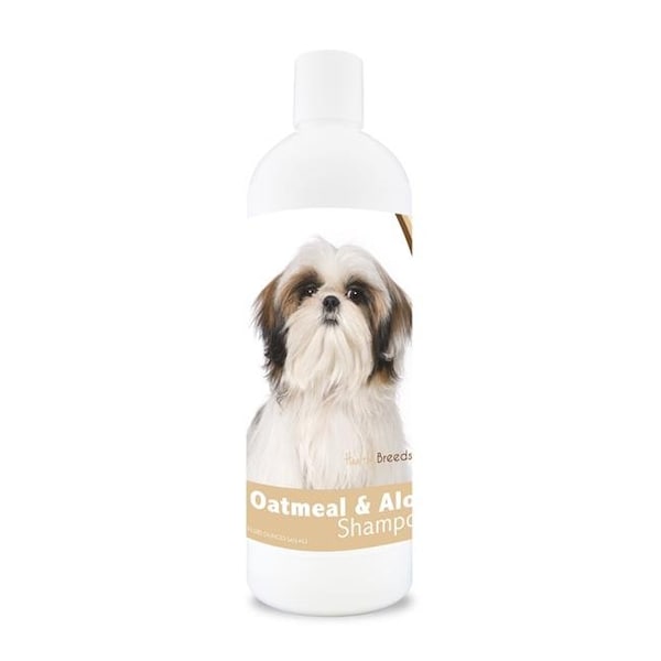 Healthy Breeds Healthy Breeds 840235115441 16 oz Shih Tzu Oatmeal Shampoo with Aloe - 840235115441