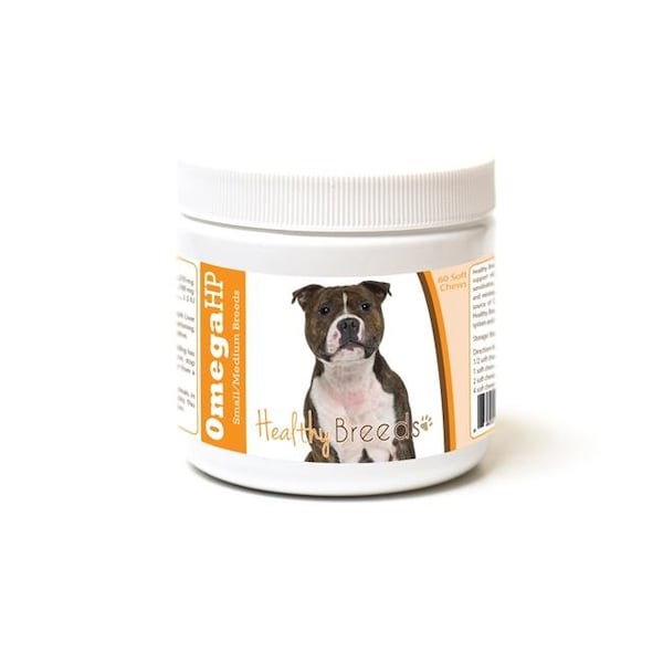 Healthy Breeds Healthy Breeds 840235186755 Staffordshire Bull Terrier Omega HP Fatty Acid Skin & Coat Support Soft Chews - 840235186755