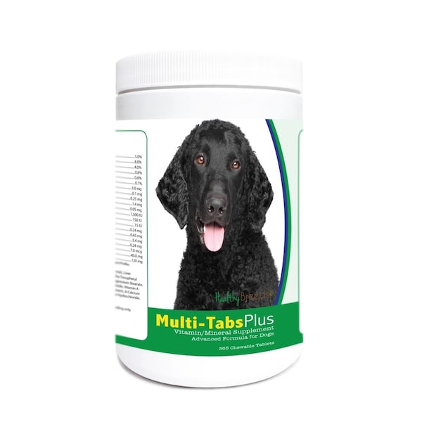 Healthy Breeds Curly-Coated Retriever Multi-Tabs Plus Chewable Tablets, 365PK - 840235171904
